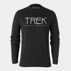 Camiseta De Manga Larga Trek Stick Logo Xxl Negro