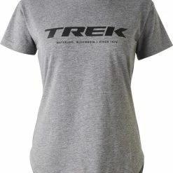 Camiseta Trek Origin Logo Mujer Xl Gris