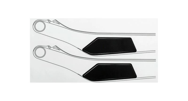 Decal Trek Top Fuel 29 2020 Non-driveside Chainstay Black 3 Decal Trek Top Fuel 29 2020 Non-driveside Chainstay Black