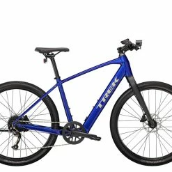 Trek Bicicleta Híbrida Eléctrica Ligera Color Azul