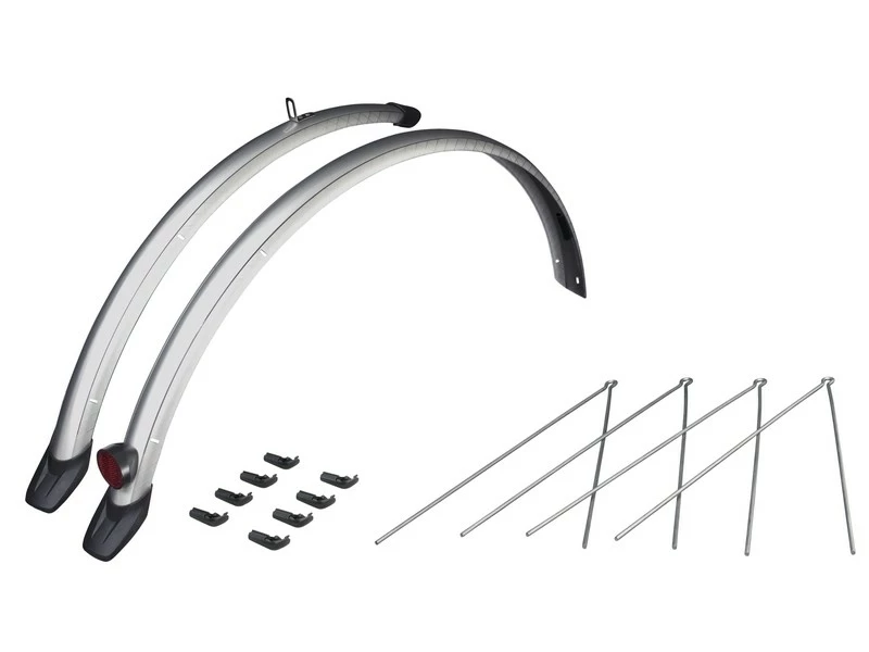 Trek Fender Eurofender Rapido 700c Avec Réflecteur Silver Set 3 Trek Fender Eurofender Rapido 700c Avec Réflecteur Silver Set