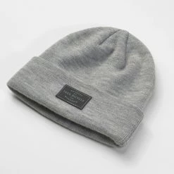 Gorro Trek Black Patch Beanie Talla única Light Grey