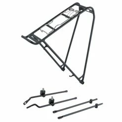 Porte-bagages Trek 700 C Avec Verrouillage à Ressort Avec Bretelles Noir