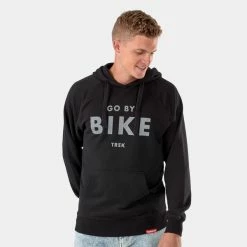 Sudadera Con Capucha Trek Go By Bike L Negro