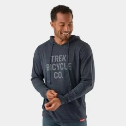 Sudadera De Manga Larga Con Capucha Trek Bicycle Co Xl Heather Navy