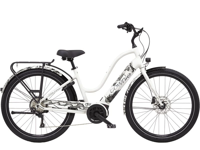Trek Bicicleta Urbana Eléctrica Color Blanco Con Dibujo 3 Trek Bicicleta Urbana Eléctrica Color Blanco Con Dibujo