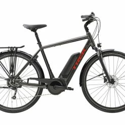 Bicicleta Híbrida Eléctrica Color Negro Marca Trek